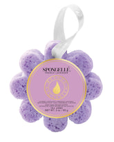 Spongelle French Lavender Wild Flower Buffer Body Scrubber | Bath & Shower Loofah for Women | Exfoliator with Body Wash Infused Sponge | 14+ uses